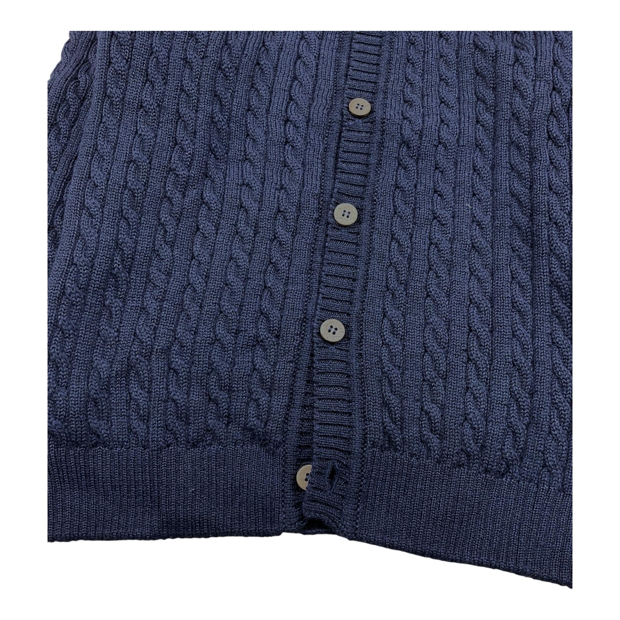 LE COCONNE cardigan tinta unita  Blu per Bambino LCN1394 BLU LE COCONNE