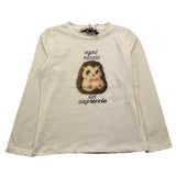 DIXIE shirt girocollo tinta unita con stampa Bianco per Bambina ML26030G67 BIANCO DIXIE