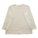PAOLO PECORA shirt girocollo tinta unita con stampa in contrasto Bianco per Bambino PP4140 BIANCO PAOLO PECORA