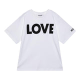 MOSCHINO t-shirt girocollo tinta unita con stampa Bianco per Bambina HDM06HX BIANCO MOSCHINO