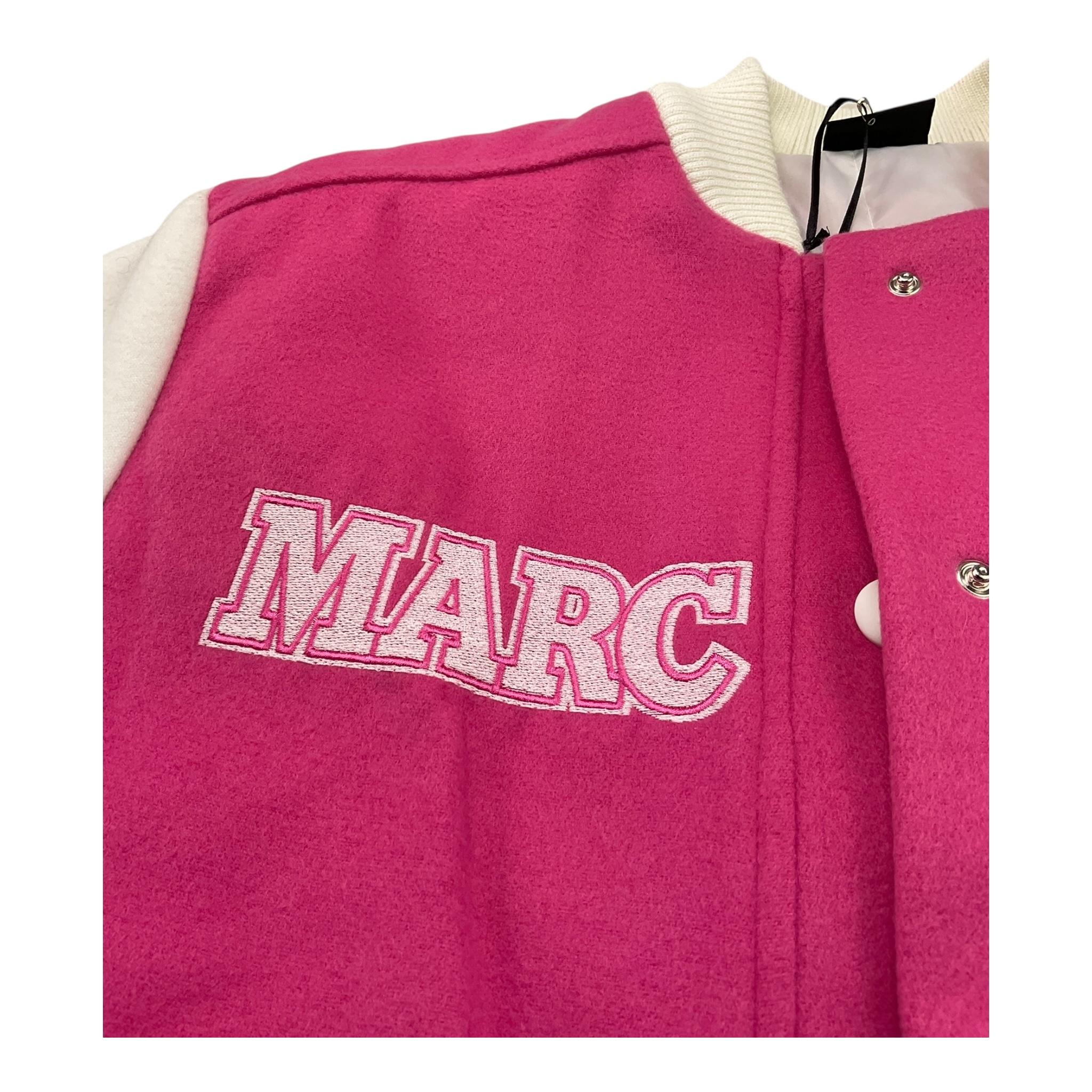 MARC ELLIS giubbino modello college tinta unita con maniche in contrasto Rosa per Bambina JMJJK15755 ROSA MARC ELLIS