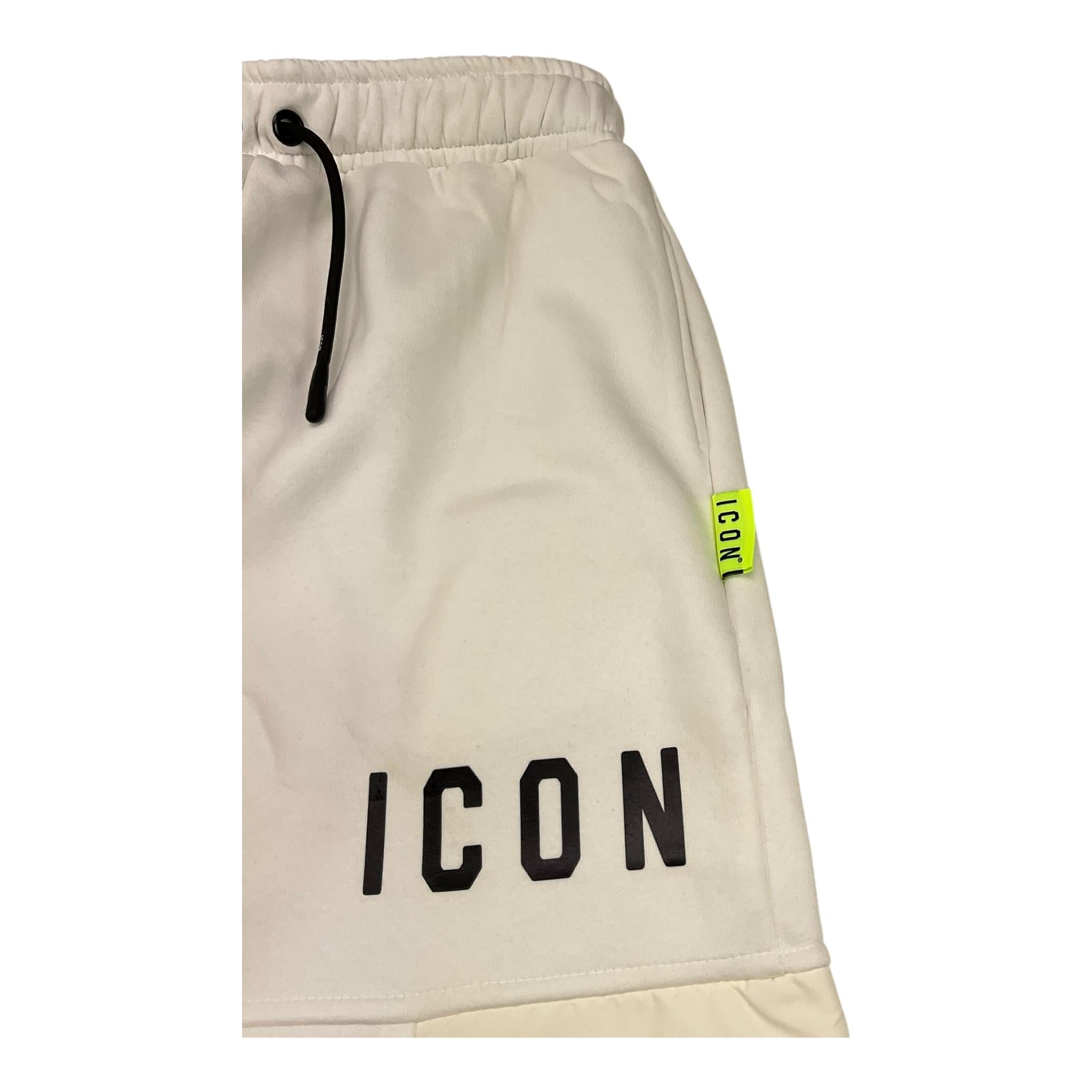 ICON pantalone tuta tinta unita con logo Bianco per Bambino IBSP00360XX BIANCO ICON