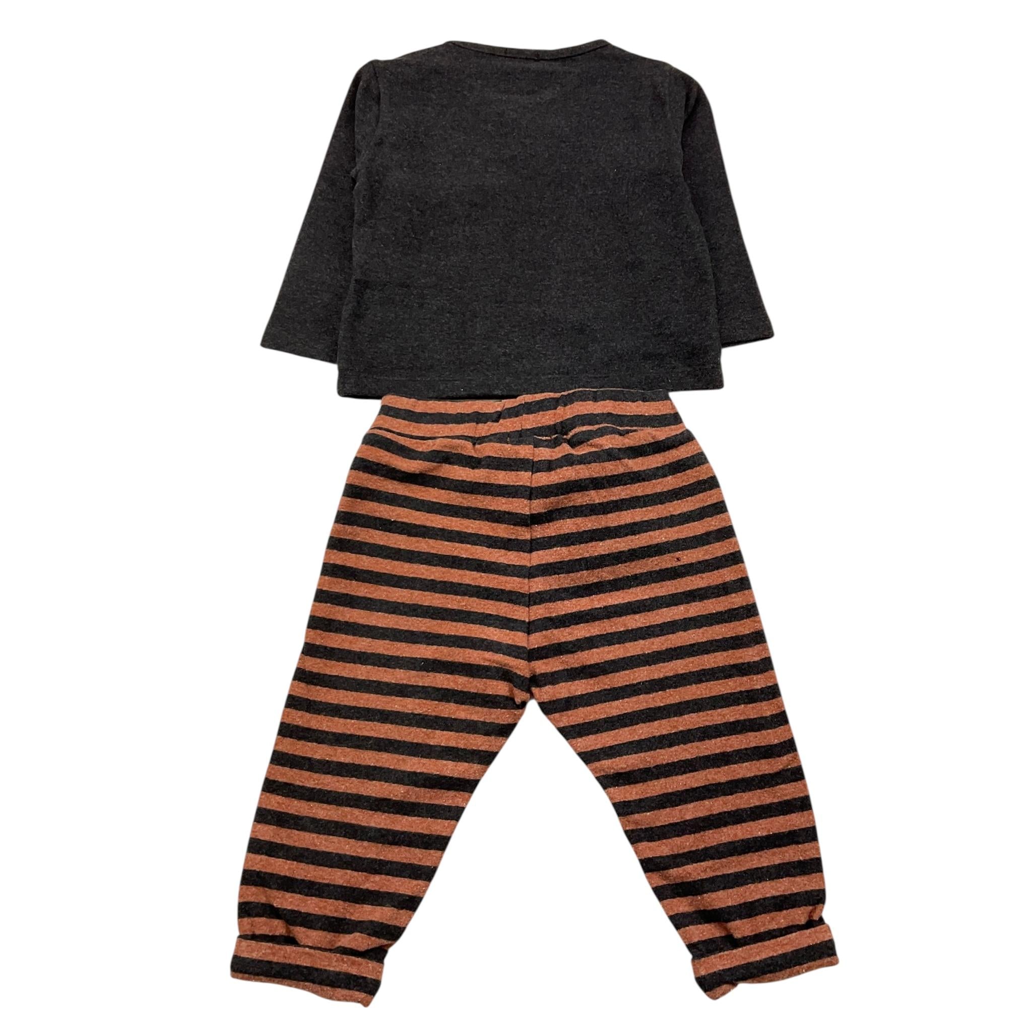 NANAN completo 2 pezzi maglia-pantalone Nero per Neonato I2415309N NERO NANAN