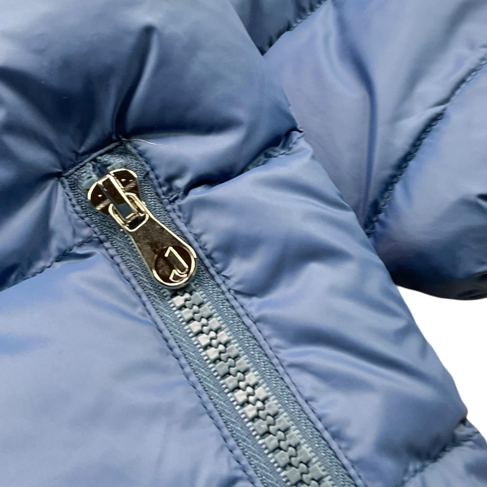 JECKERSON giubbino tinta unita con zip e cappuccio Blu per Neonato JN3718 BLU JECKERSON
