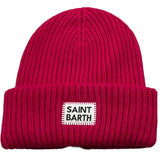 SAINT BARTH cappello tinta unita con stampa Fuxia per Bambina BRR00011 FUXIA SAINT BARTH