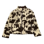 SAINT BARTH giubbino bicolore con fantasia e zip Panna per Bambina JYA0001 PANNA SAINT BARTH