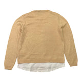 PAOLO PECORA maglia tinta unita girocollo Beige per Bambino PP3739X BEIGE PAOLO PECORA