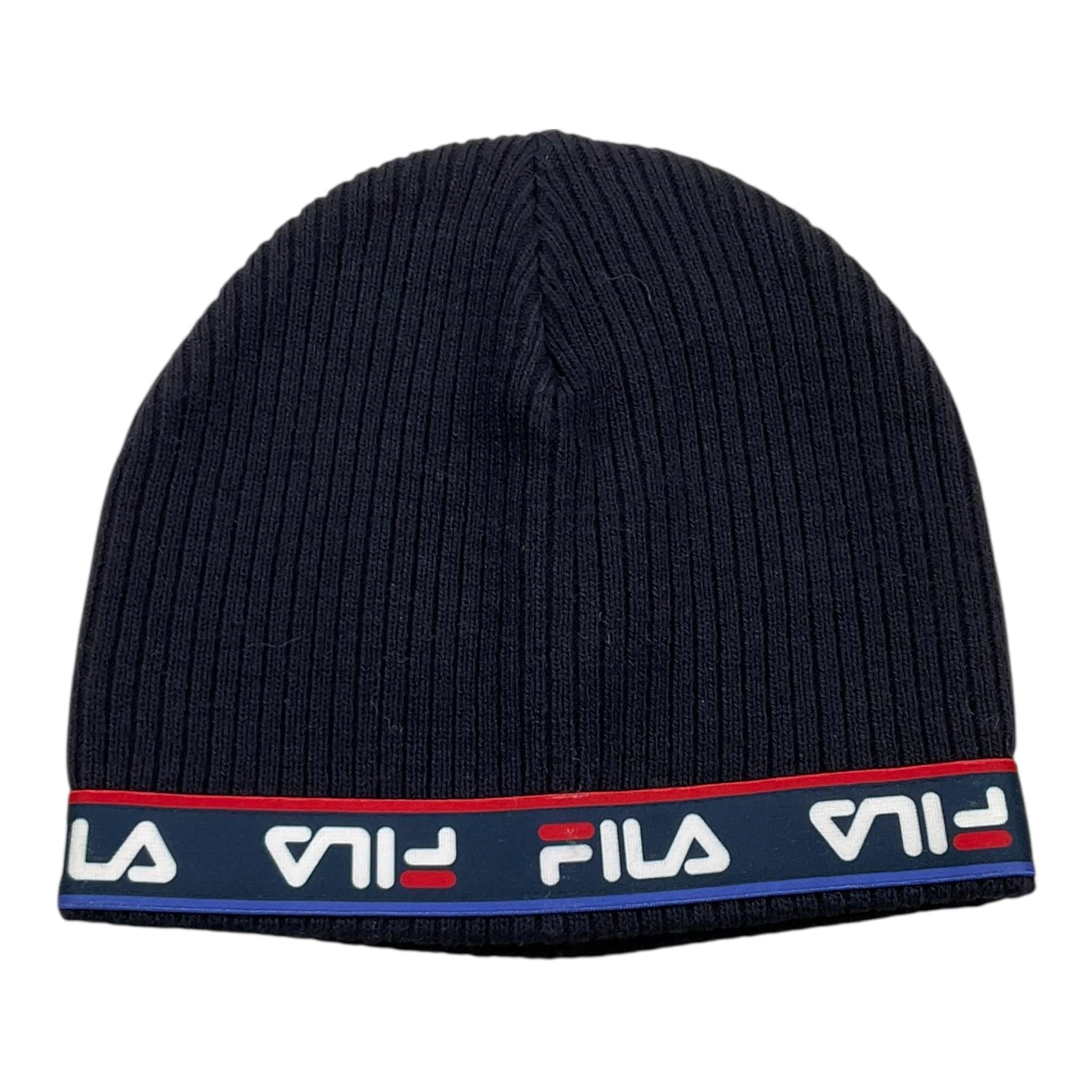 FILA cappello tinta unita con loghi Blu per Bambina 686209 BLU FILA