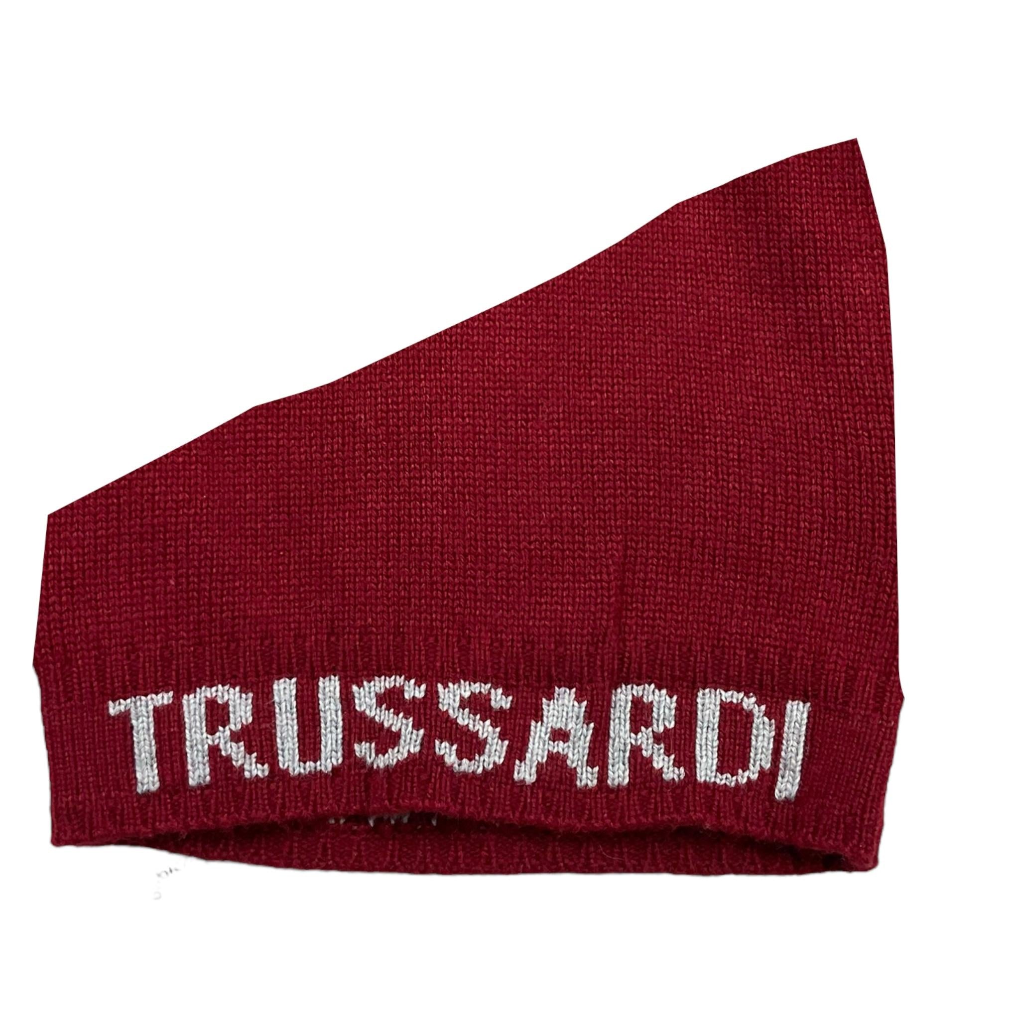 TRUSSARDI maglia girocollo tinta unita cn stampa in contrasto Rosso per Bambina TIA25050MA ROSSO TRUSSARDI