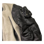YES LONDON giubbino tinta unita con maniche in vera pelle Beige per Bambino GMBY BEIGE YES LONDON