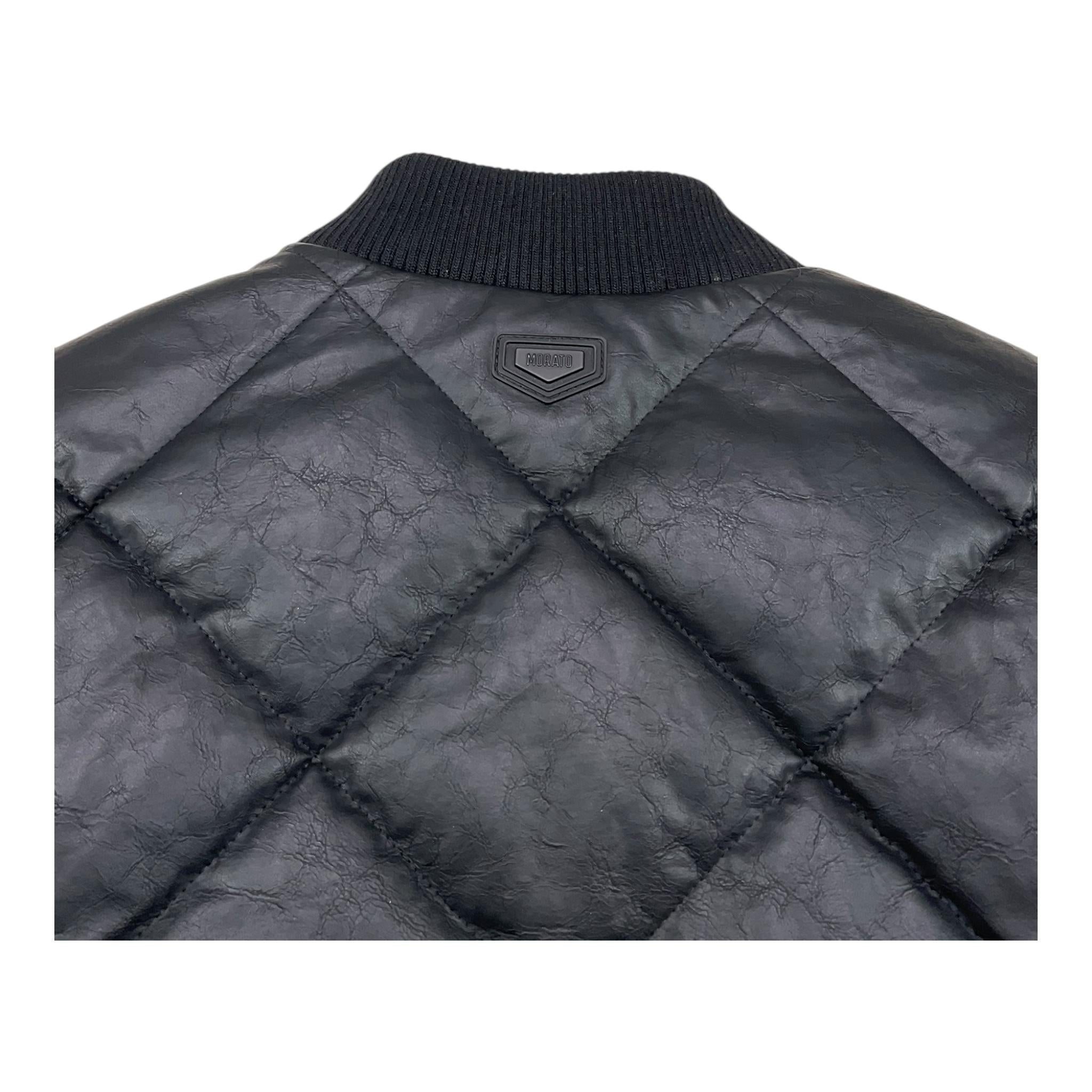 ANTONY MORATO giubbino tinta unita con colletto e zip Nero per Bambino MKCO00248 NERO ANTONY MORATO