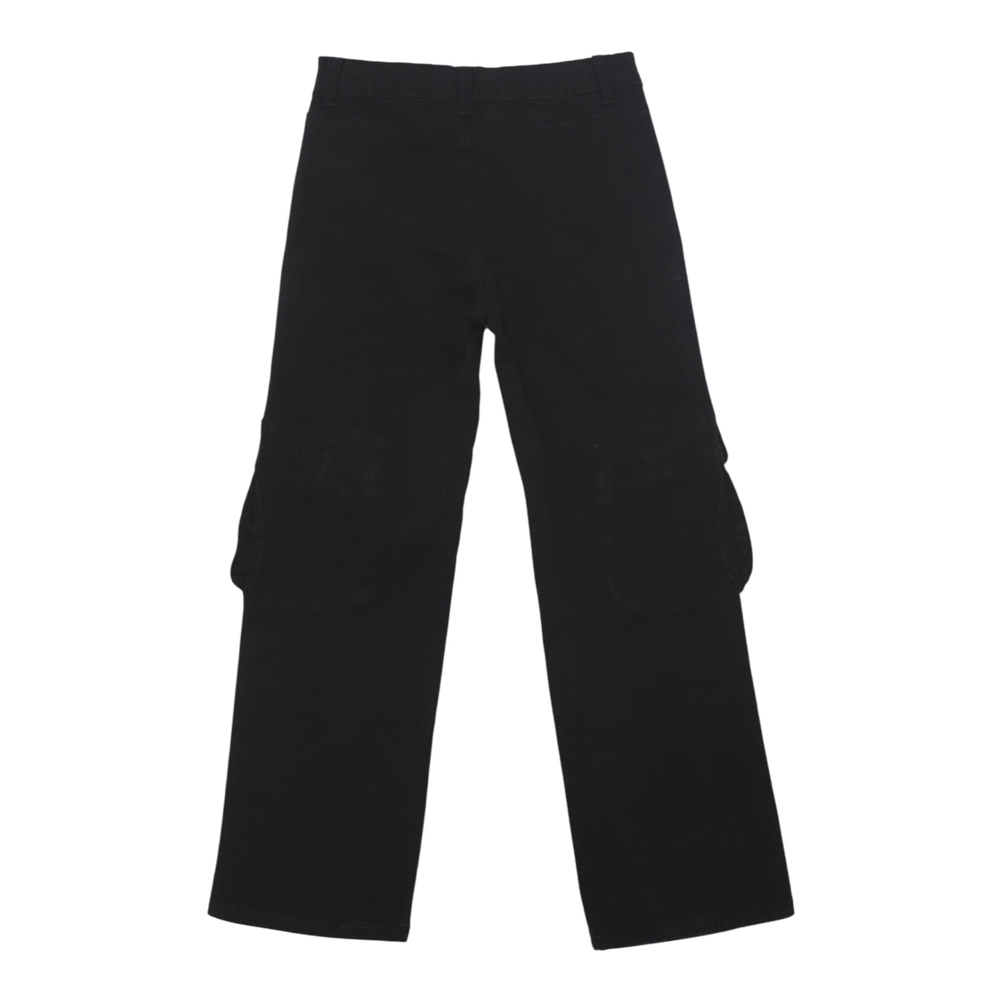 GAELLE jeans tinta unita con profili logati Nero per Bambina 2741P00310X NERO GAELLE