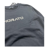 ANTONY MORATO felpa tinta unita girocollo con logo Nero per Bambino MKFL00491X NERO ANTONY MORATO