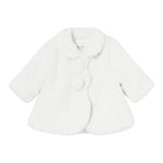 MAYORAL pelliccia tinta unita con bottoni Bianco per Neonata 2451 BIANCO MAYORAL