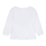 GUESS shirt girocollo tinta unita con stampa Bianco per Neonata A4RI00K6YW4 BIANCO GUESS