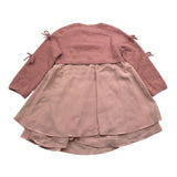 LIU JO abito manica lunga tinta unita Rosa per Neonata KF4097 ROSA LIU JO