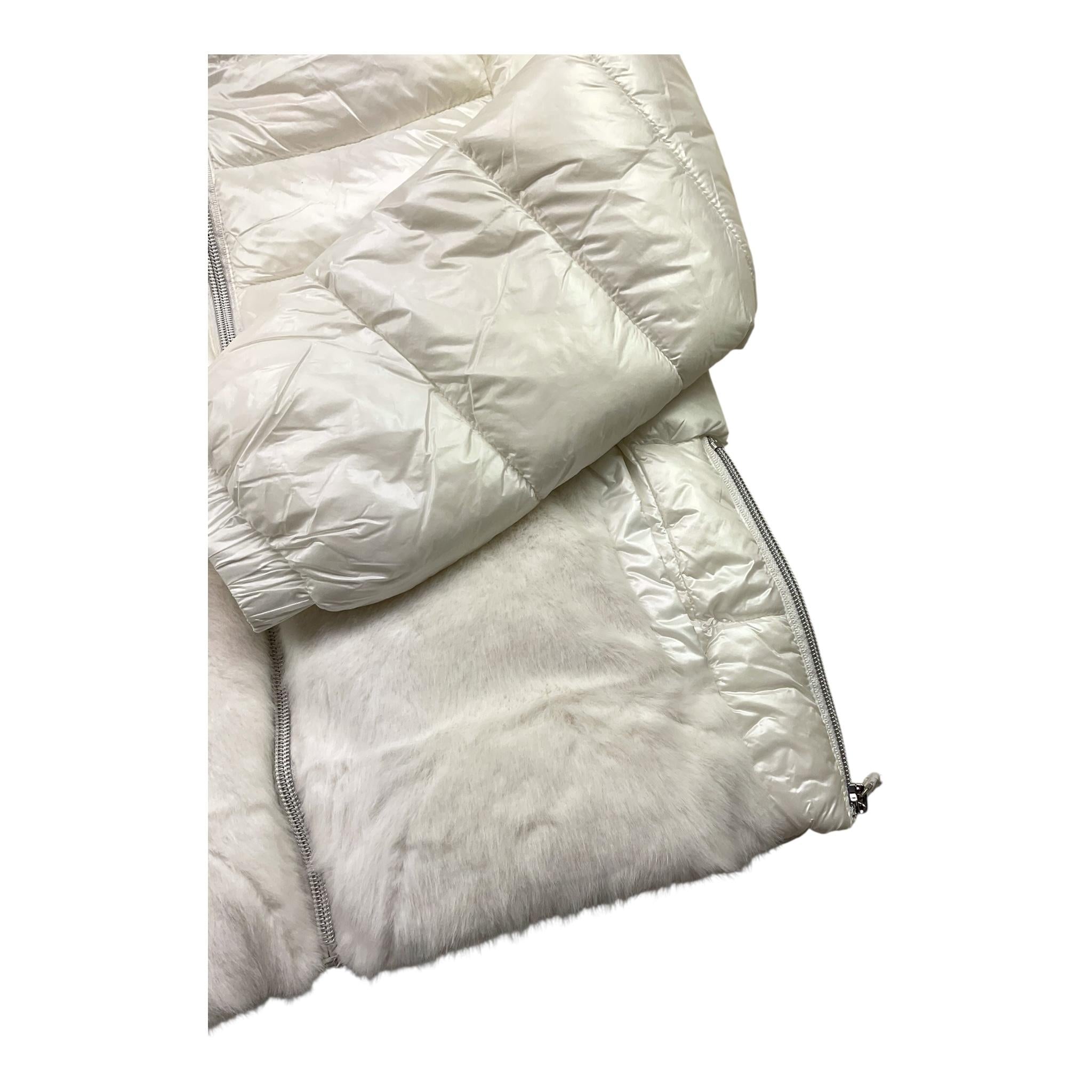GAELLE giubbino tinta unita con cappuccio Bianco per Bambina 2741O00300 BIANCO GAELLE