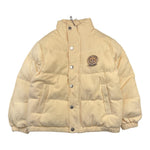 MOSCHINO giubbino tinta unita mezzo collo con bottoni Beige per Bambina HUS05B BEIGE MOSCHINO