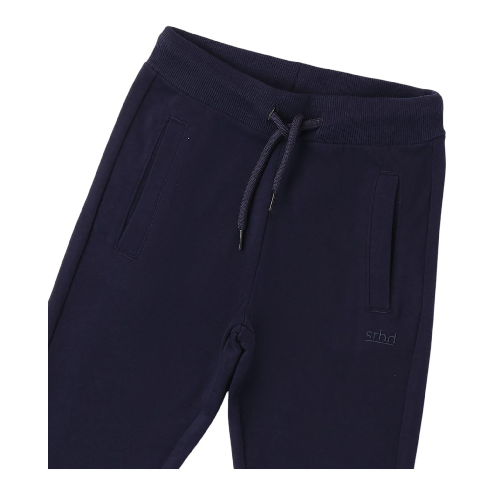 SARABANDA pantalone modello tuta tinta unita con elastico in vita Blu per Neonato X704 BLU SARABANDA