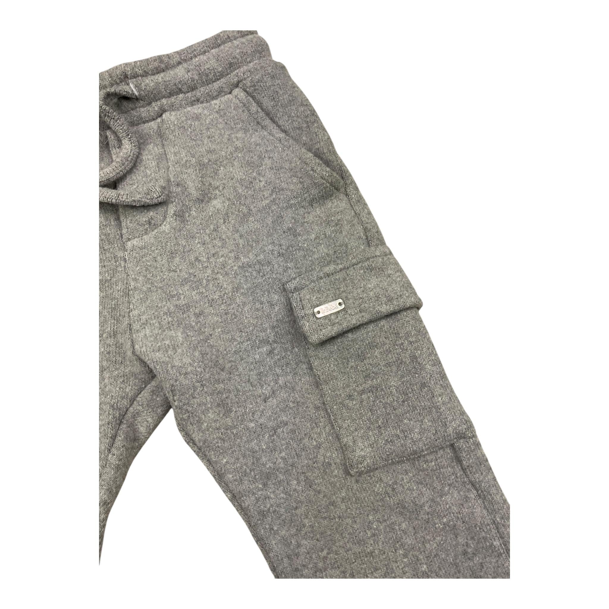 LE BEBE' pantalone tinta unita con elastico in vita Grigio per Neonata LBB5240 GRIGIO LE BEBE'