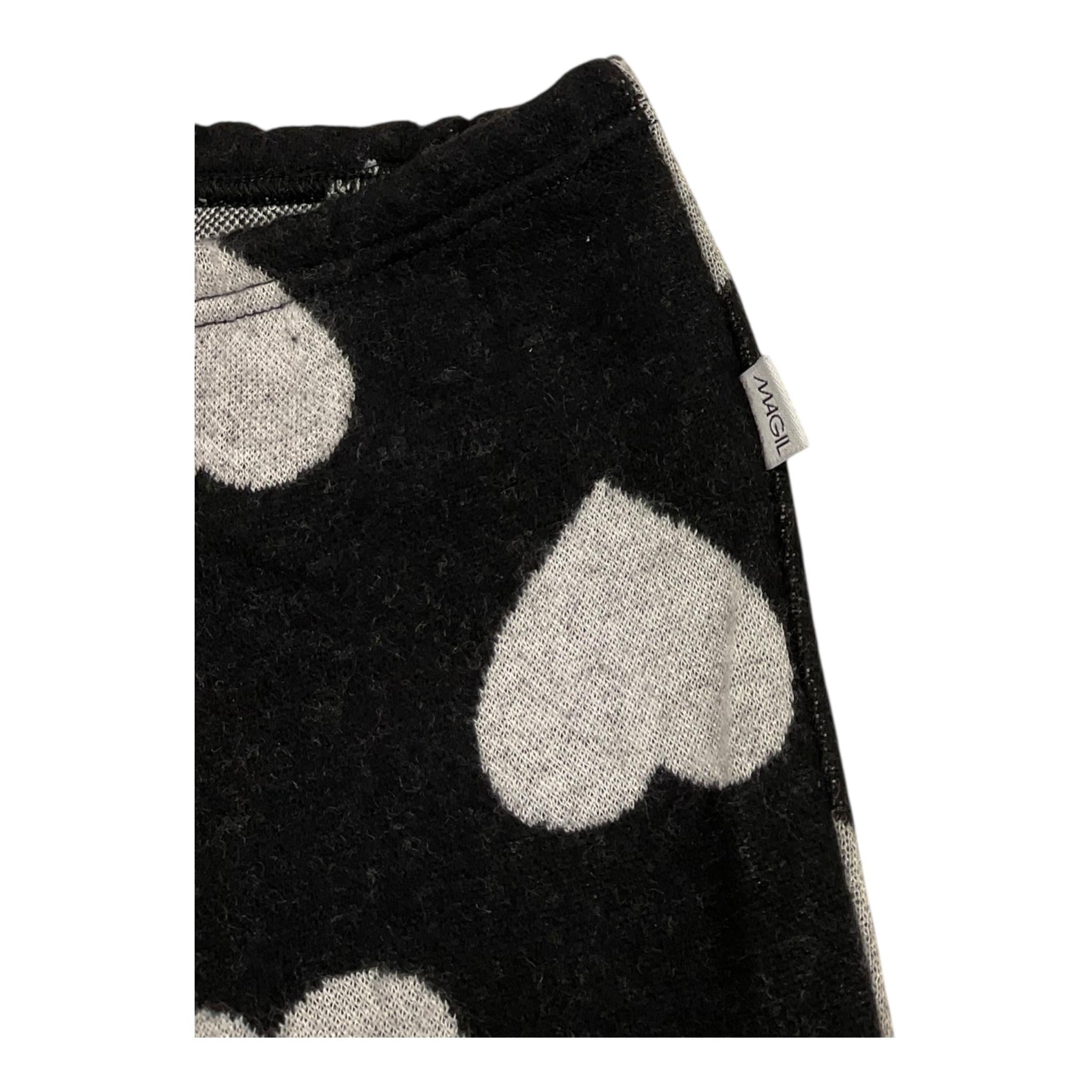 MAGIL pantalone tinta unita modello zampa fantasia cuori Nero per Bambina GN25165 NERO MAGIL