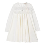 TWINSET abito manica lunga velata tinta unita Bianco per Bambina 242GJ2101 BIANCO TWINSET