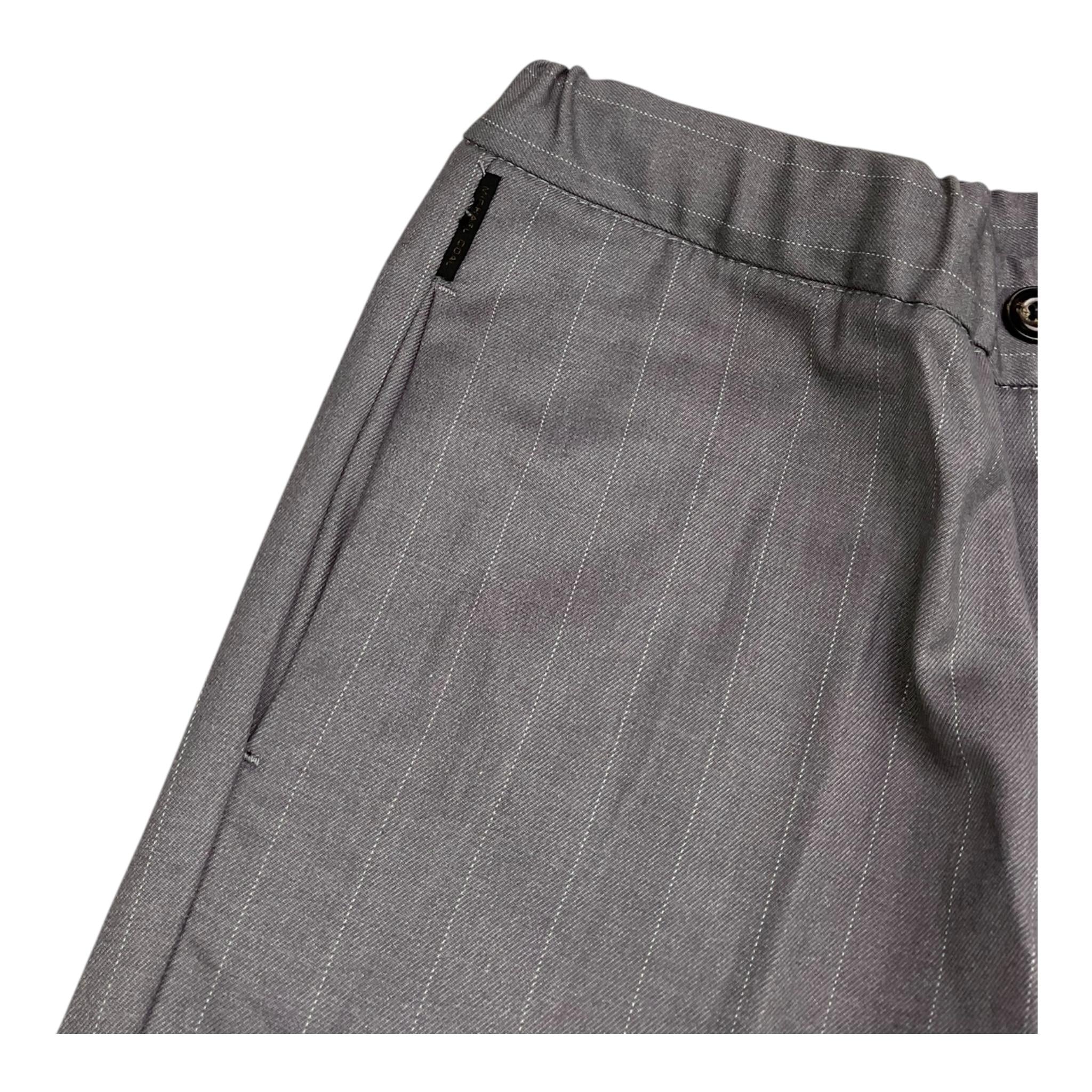 MICHAEL COAL pantalone tinta unita con elastico in vita Grigio per Bambino YUADA7147F24 GRIGIO MICHAEL COAL
