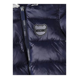 MOSCHINO giubbino tinta unita con zip e cappuccio Blu per Neonato MUS02Q BLU MOSCHINO
