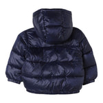 MOSCHINO giubbino tinta unita con zip e cappuccio Blu per Neonato MUS02Q BLU MOSCHINO