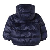 MOSCHINO giubbino tinta unita con zip e cappuccio Blu per Neonato MUS02Q BLU MOSCHINO