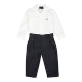 FAY completo camicia-pantalone Bianco per Neonato FVA520 BIANCO FAY
