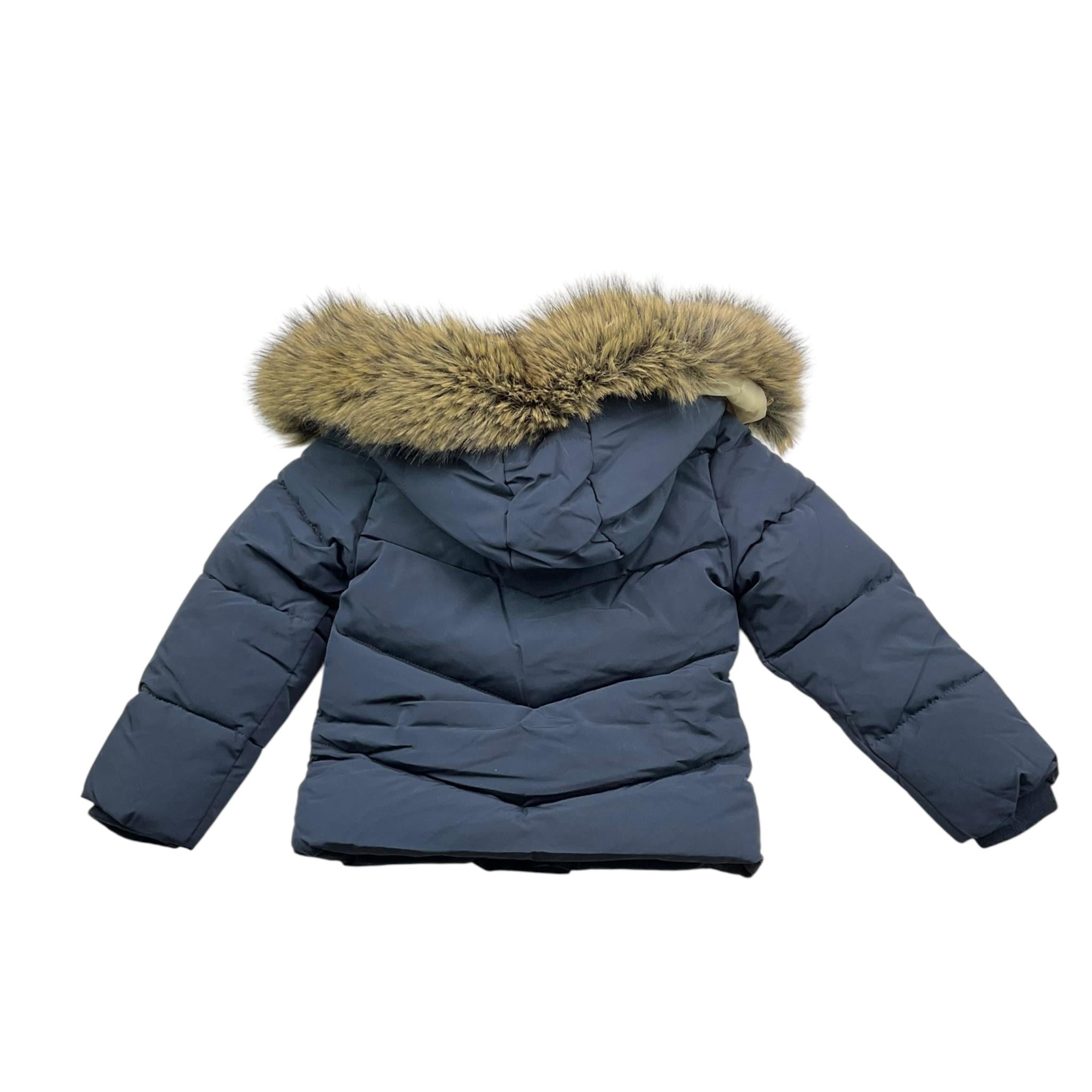 URCHIN giubbino tinta unita con zip e cappuccio Blu per Neonato YC3153 BLU URCHIN