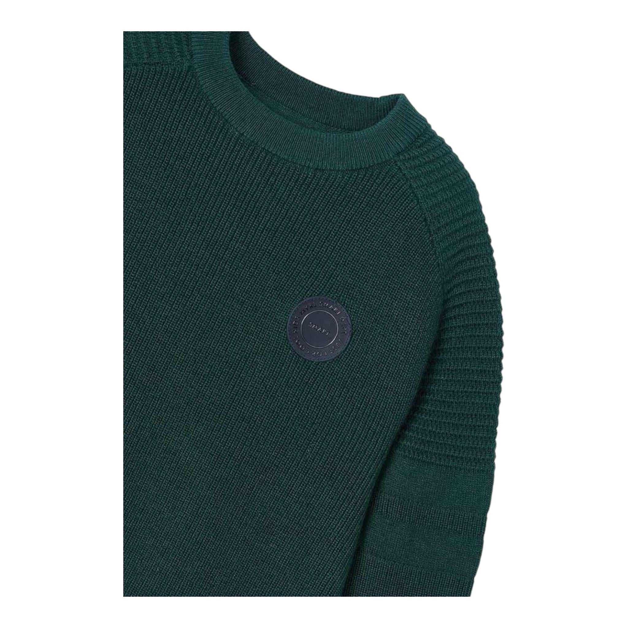 MAYORAL maglia girocollo tinta unita Verde per Bambino 4337X VERDE MAYORAL