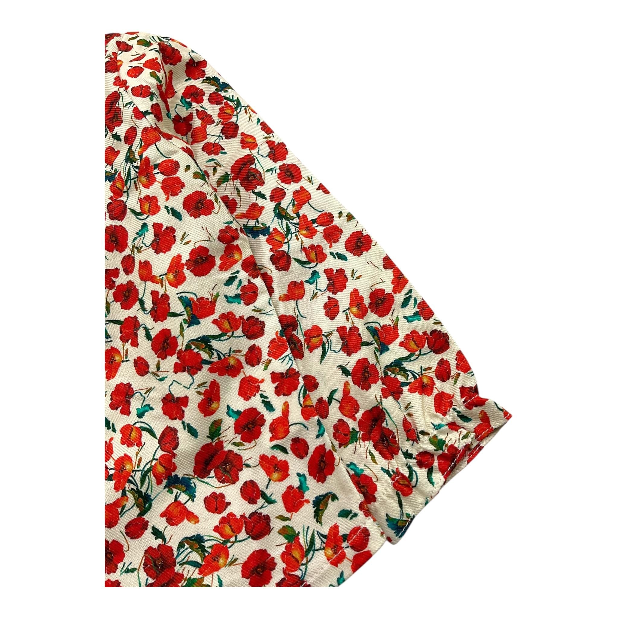 PAIO CRIPPA camicia tinta unita con fantasia fiori Panna per Bambina MARACAS PANNA PAIO CRIPPA