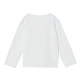 LIU JO shirt girocollo tinta unita con stampa  Panna per Bambina KF4030 PANNA LIU JO