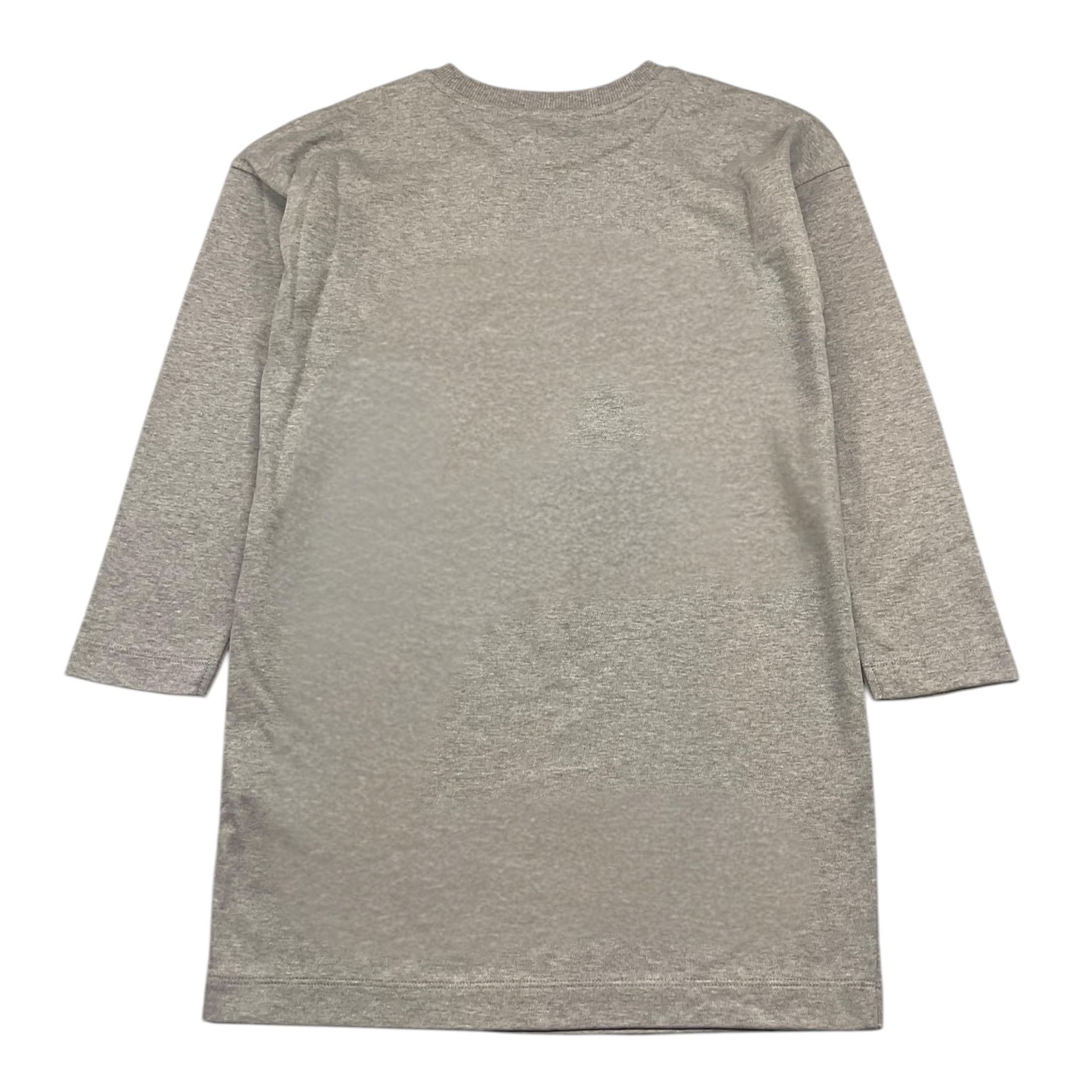 MOSCHINO abito tinta unita con stampa Grigio per Bambina HDV0H1 GRIGIO MOSCHINO