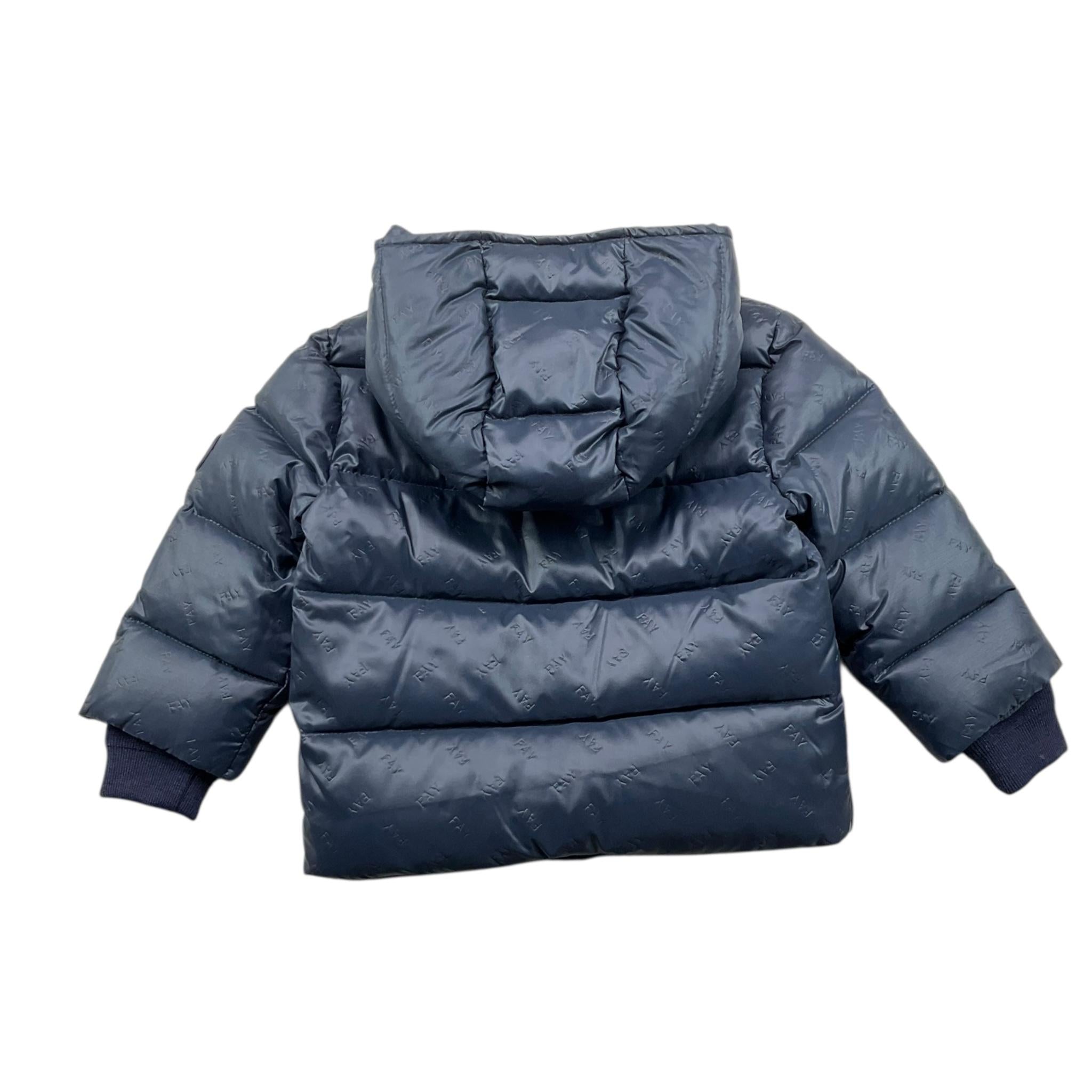FAY giubbino tinta unita con capuccio e zip Blu per Neonato 5R2527 BLU FAY