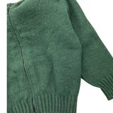 JURTA maglia tinta unita con zip e cappuccio Verde per Neonato BA4K03 VERDE JURTA