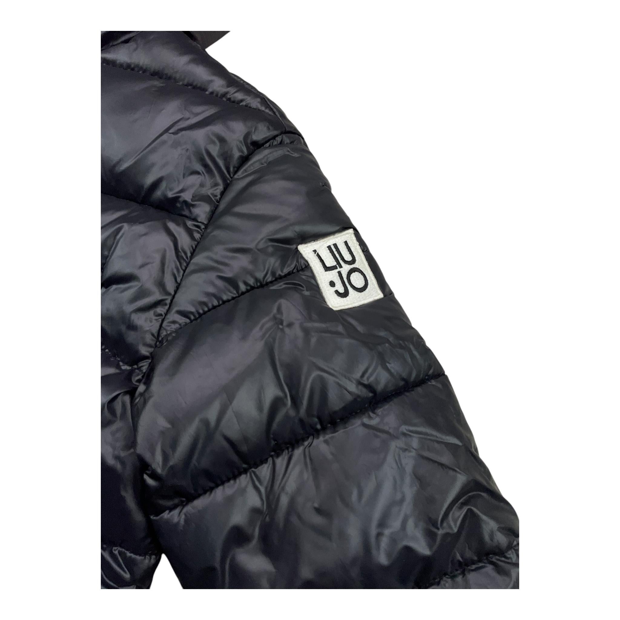 LIU JO giubbino tinta unita modello crop Nero per Bambina GF4002 NERO LIU JO