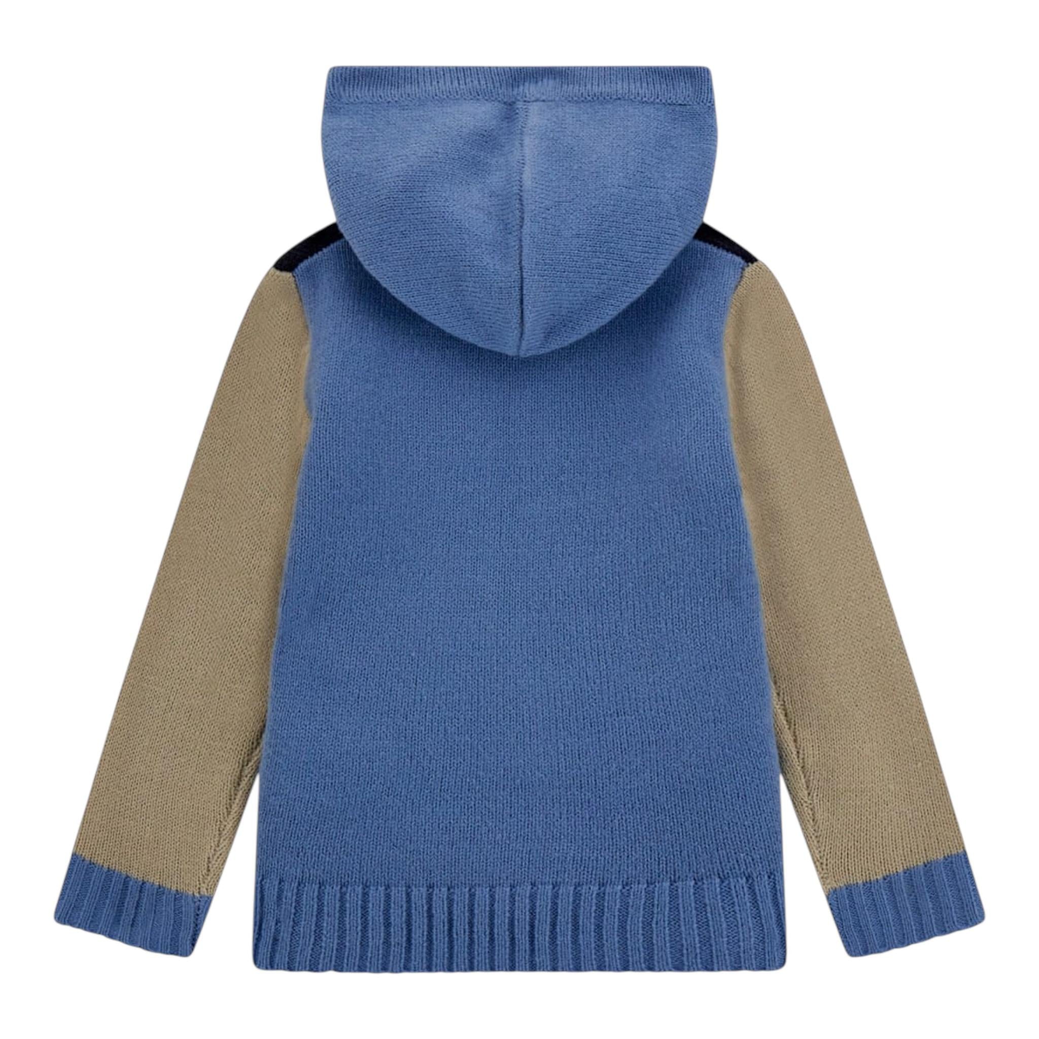 GUESS maglia girocollo tinta unita con stampa Azzurro per Bambino N4BR01Z32N0 AZZURRO GUESS