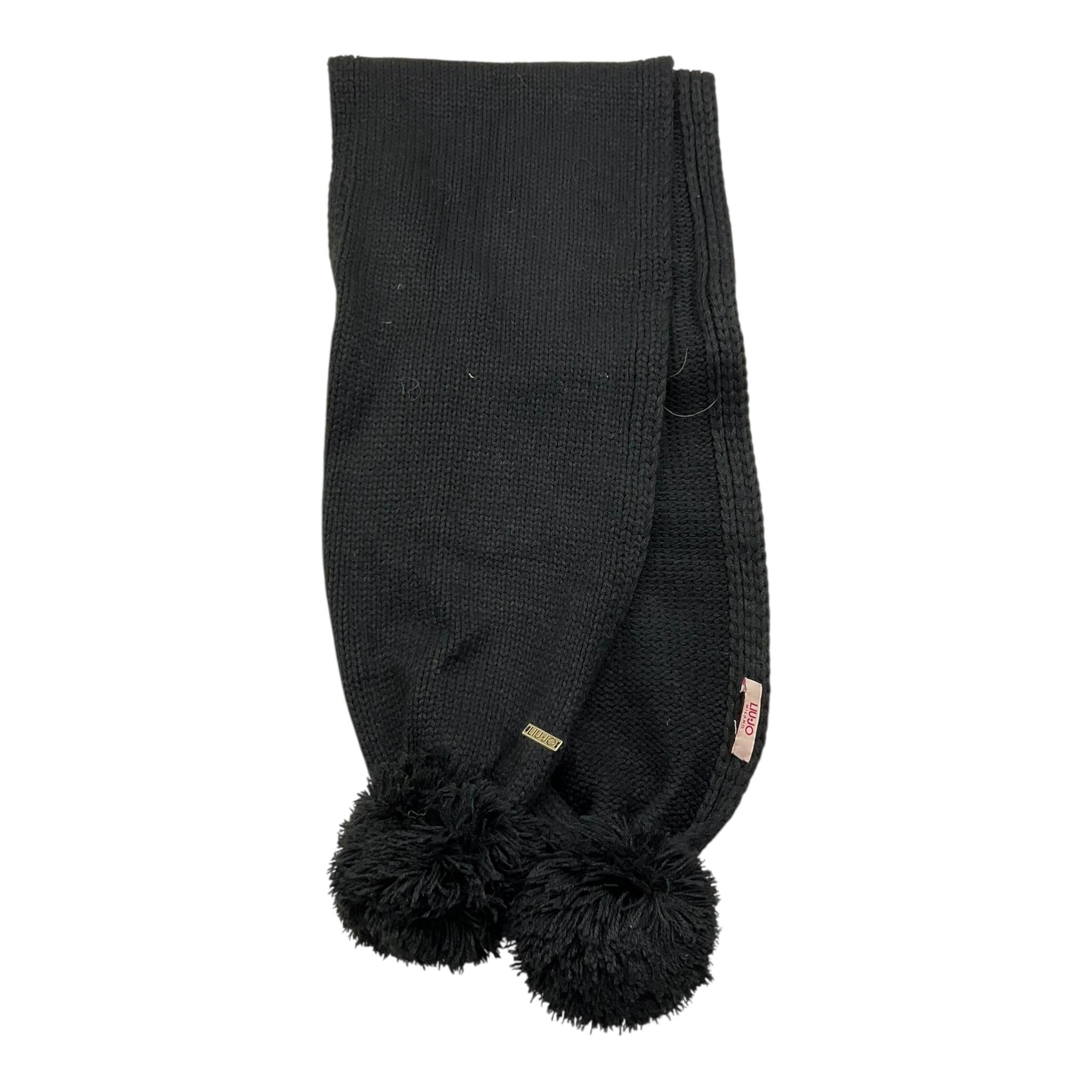 LIU JO sciarpa tinta unita Nero per Bambina GF2192 NERO LIU JO