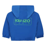 KENZO giubbino reversibile con zip e cappuccio Bianco/blu per Neonato K60171 BIANCO/BLU KENZO