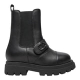 TWINSET stivaletti bassi tinta unita con zip Nero per Bambina 242GCJ032 NERO TWINSET
