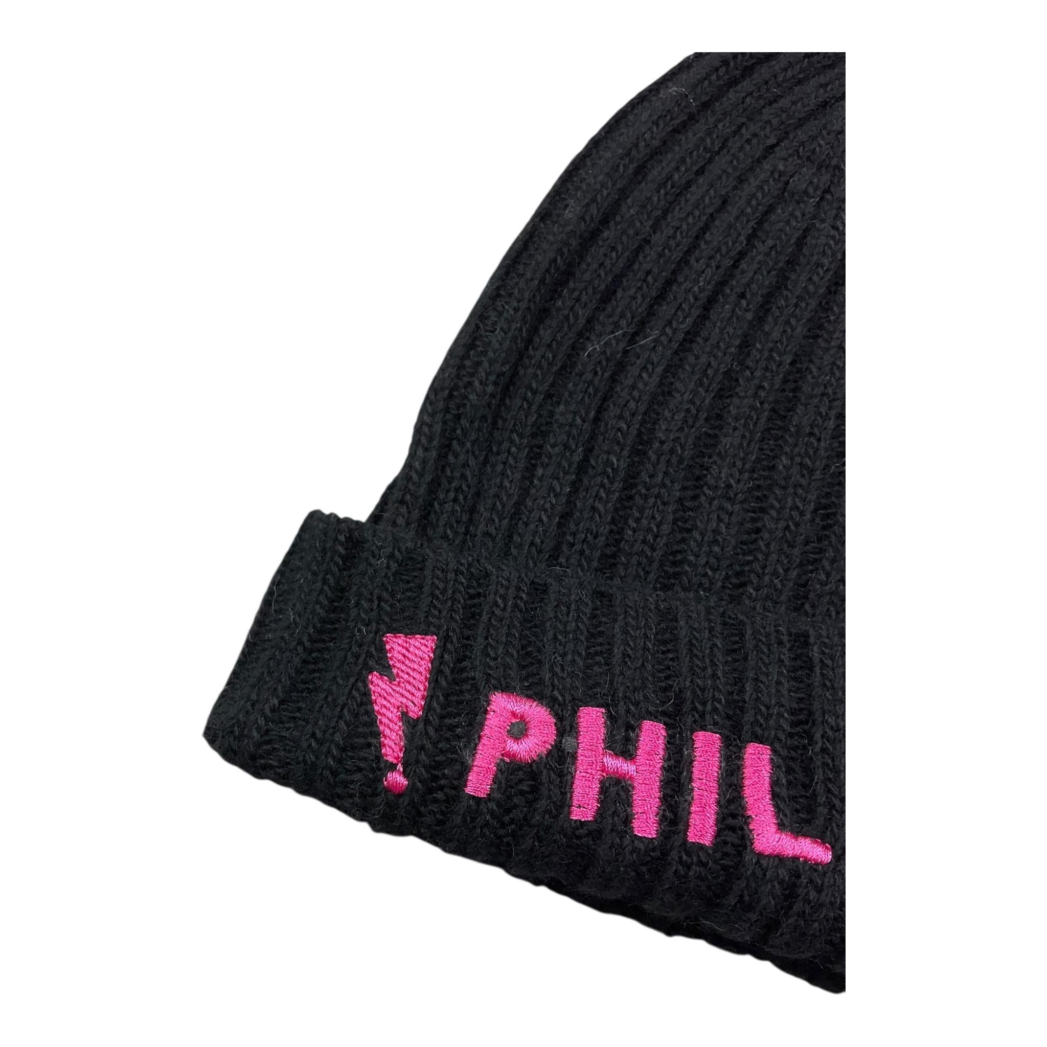 PHILOSOPHY cappello tinta unita cn logo Nero per Bambina PFCP003 NERO PHILOSOPHY