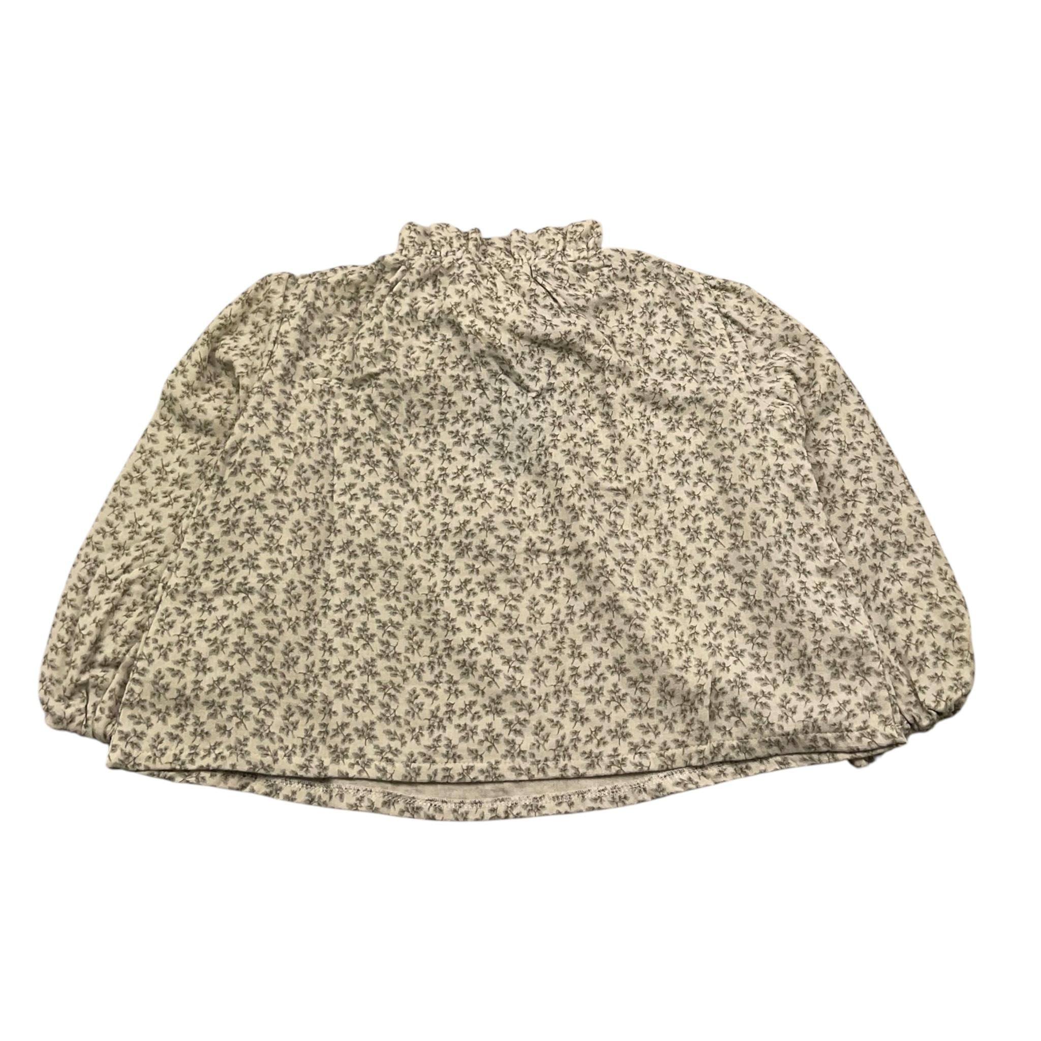 LALALU' camicia manica lunga tinta unita fantasia floreale Beige per Neonata BLL60NB BEIGE LALALU'