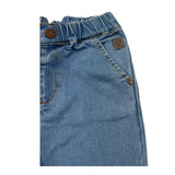CARRE'MENT BEAU jeans tinta unita con elastico in vita Azzurro per Neonata Y04160 AZZURRO CARRE'MENT BEAU
