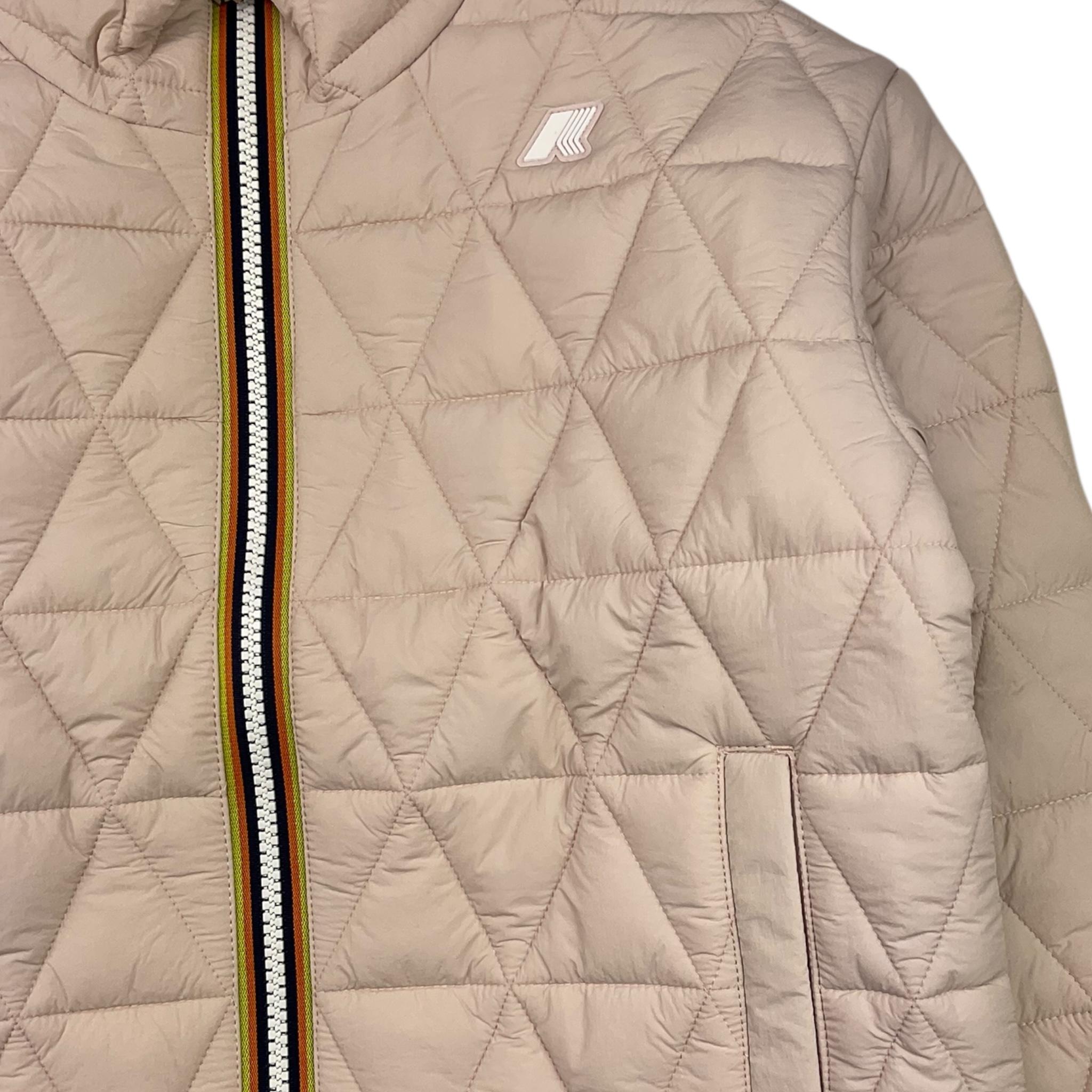 K-WAY giubbino tinta unita con zip Rosa per Bambina K21367W ROSA K-WAY