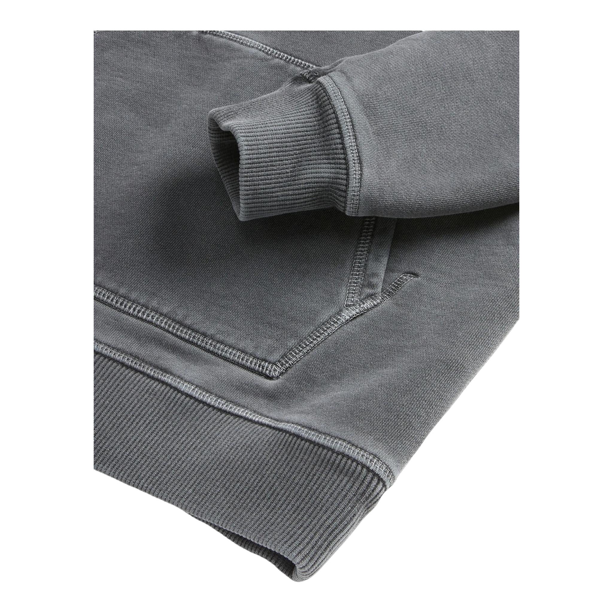 WOOLRICH felpa chiusa con cappuccio tinta unita Grigio per Bambino KSW019902 GRIGIO WOOLRICH
