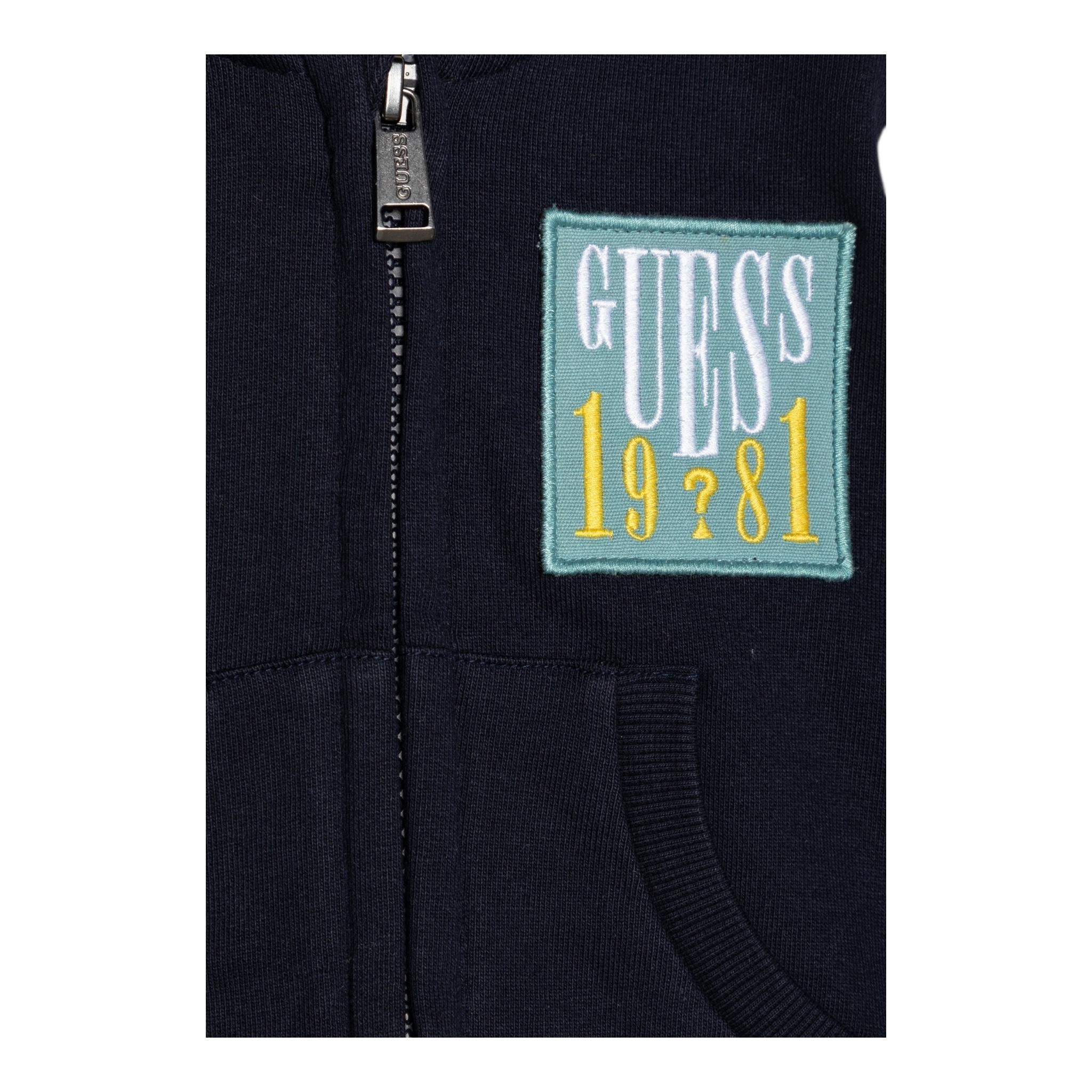 GUESS completo 2 pezzi felpa-pantalone tuta Blu per Bambino N4YG13KA6R3 BLU GUESS