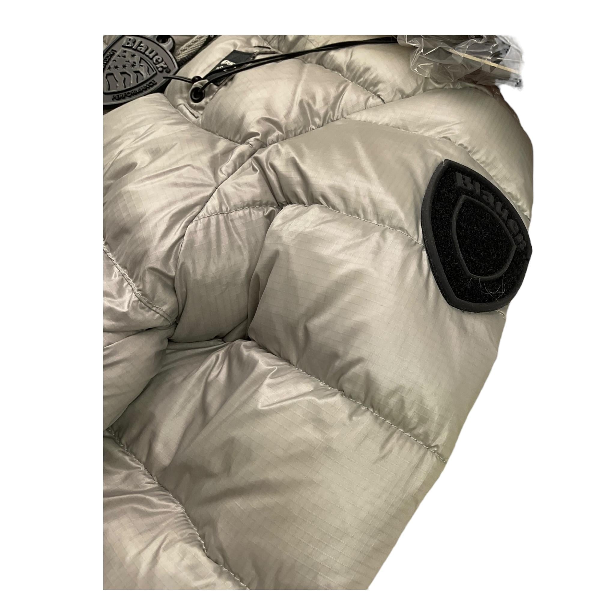 BLAUER giubbino tinta unita cn cappuccio Grigio per Bambina 24WBLGC02082 GRIGIO BLAUER